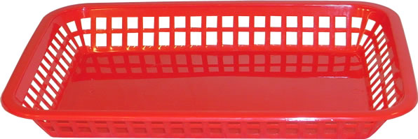 Red Rectangle Basket