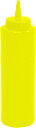Tablecraft Products Co. - Squeeze Bottle, Yellow 12 oz