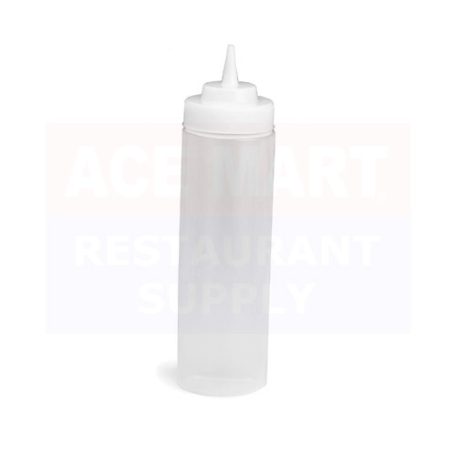 Squeeze Bottle, Wide Tip Clear 24 oz