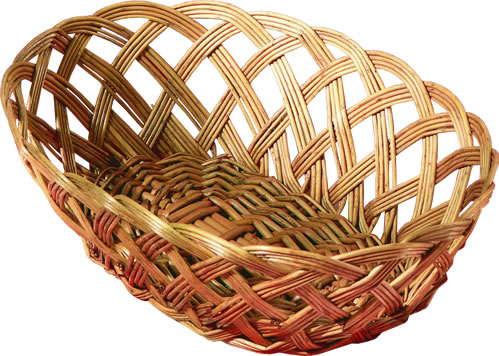 Bread Basket, Oval, Willow