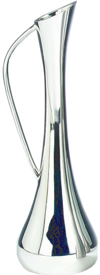 Tablecraft Products Co. - Vase, Chrome w/ Handle 7