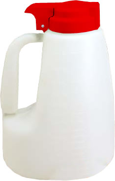 Server, White w/ Red Lid 48 oz