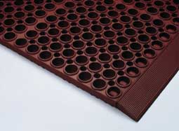 Floor Mat, Grease Proof, Red, 59