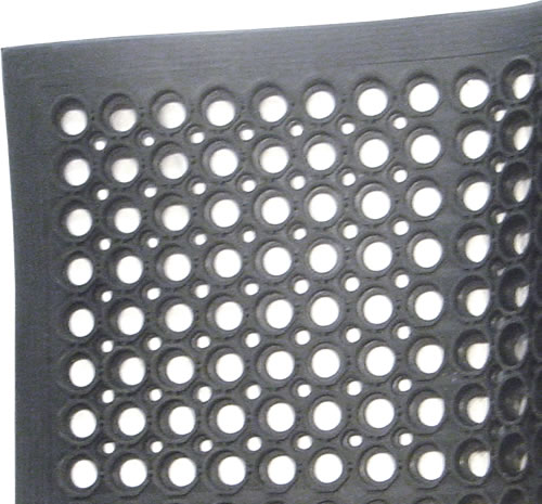 Teknor Apex Co. - Floor Mat, Grease Resistant, Black, 39