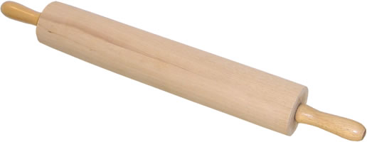 Thunder Group Inc - Rolling Pin, Heavy Duty Wood 18