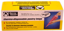 Thermohauser of America Inc - Pastry Bag, Disposable Plastic, 18