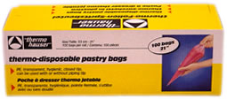 Pastry Bag, Disposable Plastic, 21