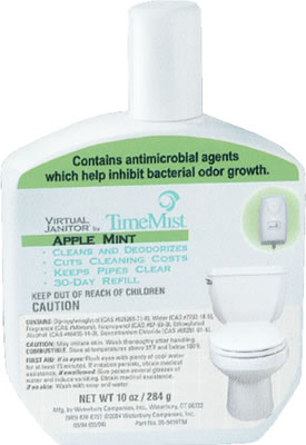 Waterbury TimeMist - Dispenser Refill, Virtual Janitor, Apple Mint