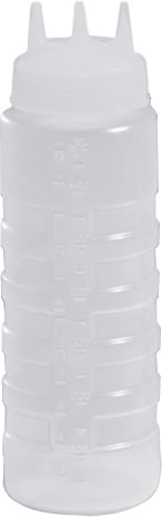 Squeeze Bottle, Multi-Tip 24 oz