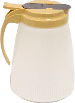 Server, White w/ Almond Lid 48 oz