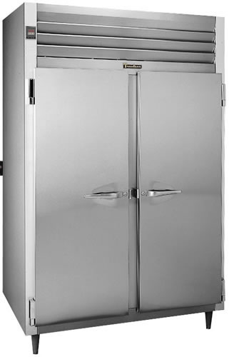 Refrigerator, Reach-In, 2 Door, Stainless Exterior, 46 cu. ft.