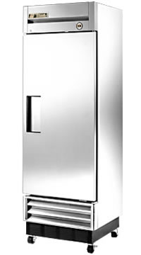 True Manufacturing Inc. - Refrigerator, Reach-in, 1 Door, Hinged Right, Stainless Exterior, 19 cu. ft