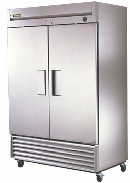 True Manufacturing Inc. - Two Door Reach-In Upright Refrigerator, S/S, 49 cu. ft. T49