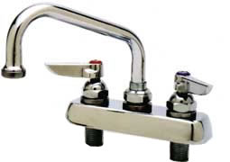 T&S Brass - Faucet, Deck Mount, 4