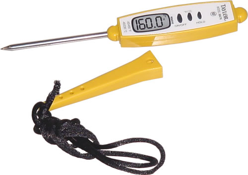 Taylor Precision Products - Thermometer, Digital w/ Antimicrobial Case -40°/450°F