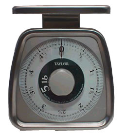 Scale, w/Rotating Dial 5 lb x 1/2 oz