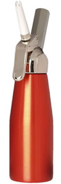 Cream Whipper, Red, 1/2 Liter