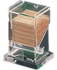 Toothpick Dispenser, Clear