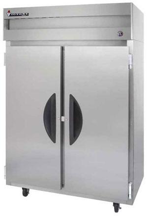 Victory - Refrigerator, Reach-In, 2 Door, Stainless Interior/Exterior, 45 cu. ft.