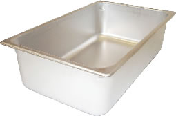 Steamtable Pan, Full Size Stainless 6