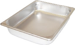 Steamtable Pan, Half Size Stainless 2-1/2