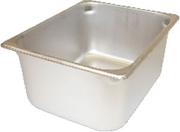 Steamtable Pan, Half Size Stainless 6