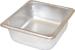 Steamtable Pan, Sixth Size Stainless 2-1/2