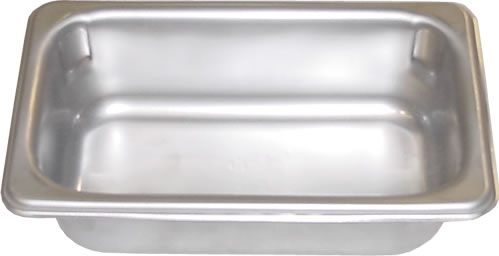 Vollrath Co. - Steamtable Pan, Ninth Size, Stainless, 2-1/2