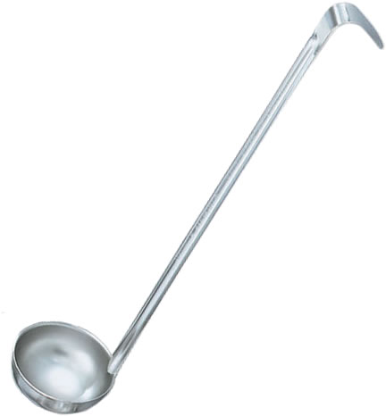 Ladle, Solid, Stainless, 2 oz
