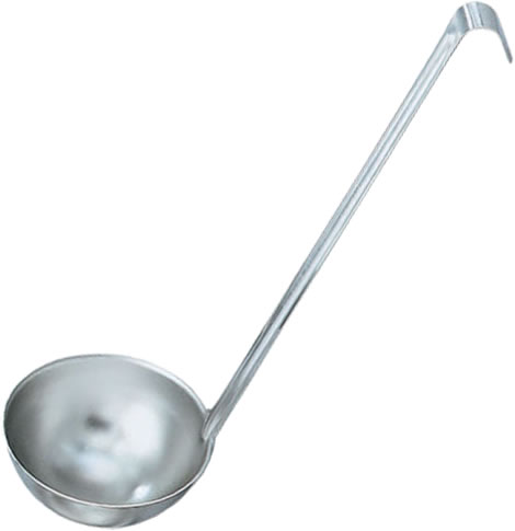 Ladle, Solid, Stainless, 6 oz