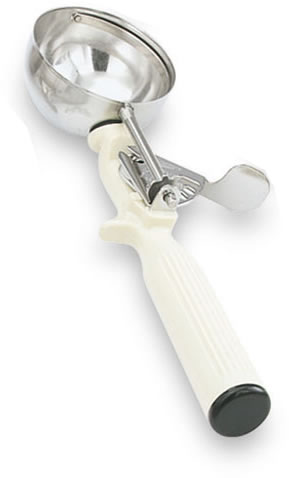 Vollrath Co. - Disher, #10 Size, Ivory, 3-1/4 oz