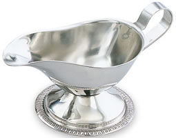 Gravy Boat, Stainless, 3 oz