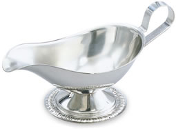 Gravy Boat, Stainless, 5 oz