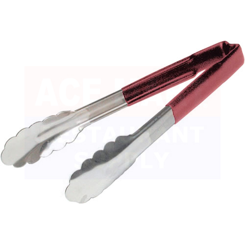 Vollrath Co. - Tong, Color Coded Red 12