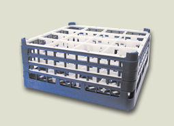 Glass Rack, Extra Tall, 16 Compartment