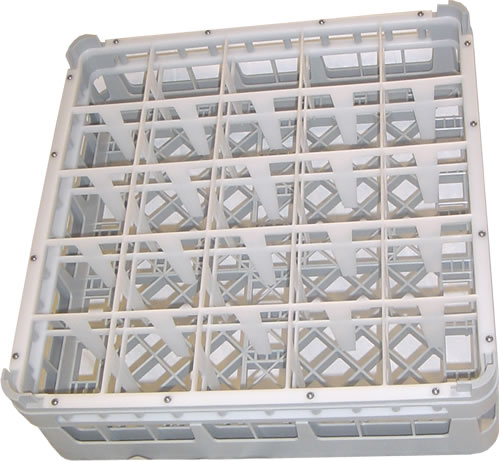 Glass Rack, Medium Tall, 25 Compartment