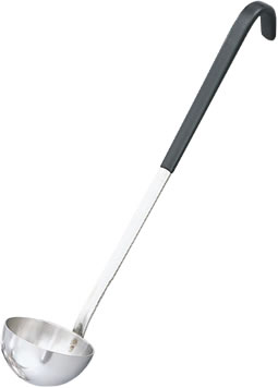 Ladle, Kool Touch Coated Handle, Stainless, 2 oz