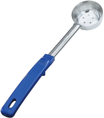 Vollrath Co. - Spoodle, Perforated Blue Handle 2 oz