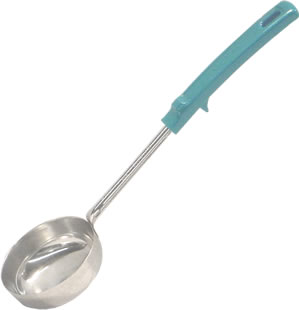 Vollrath Co. - Spoodle, Solid Teal Handle 6 oz