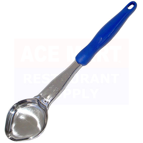 Vollrath Co. - 2 oz. Oval Spoodle with Blue Handle