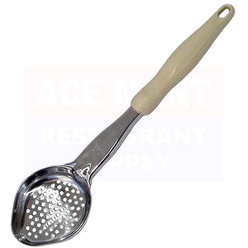 Vollrath Co. - 3 oz. Perforated Oval Spoodle with Ivory Handle