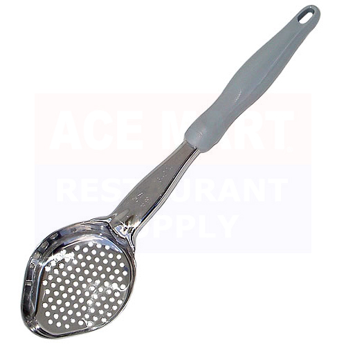 Vollrath Co. - 4 oz. Perforated Oval Spoodle with Gray Handle