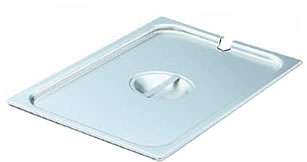 Vollrath Co. - Food Pan Cover, Half Size, Slotted, Stainless