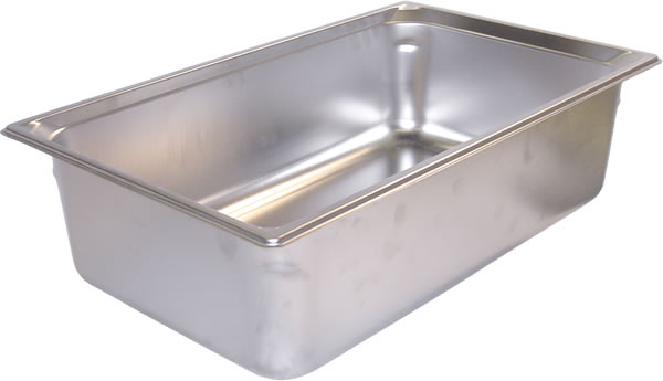 Steamtable Pan, Full Size, Stainless, 6
