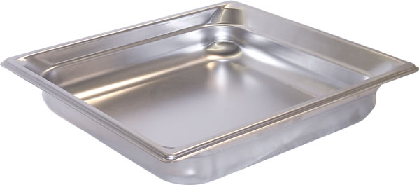Vollrath Co. - Steamtable Pan, Two Third Size, Stainless, 2-1/2