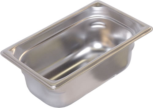 Steamtable Pan, Fourth Size, Stainless, 4