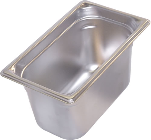 Steamtable Pan, Fourth Size, Stainless, 6