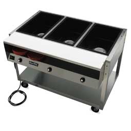 Vollrath Co. - Hot Food Table, 3 Well, Electric, 120v