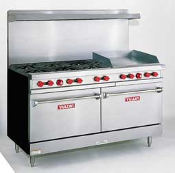 Vulcan-Hart Corp. - Restaurant Range, 6 Burner, 24