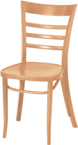 Chair, Ladderback, Natural Finish